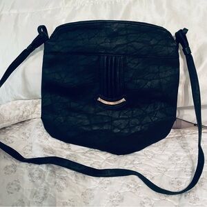Vintage Shane Black Crossbody Bag